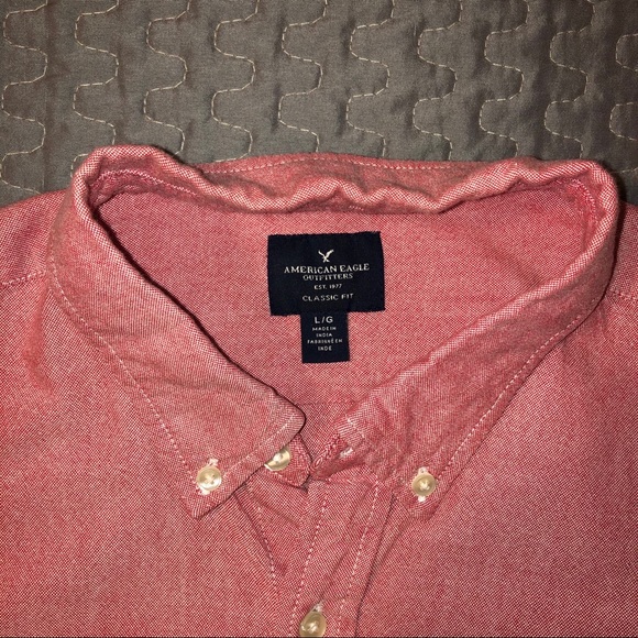 Short Sleeve Button-Up Shirt American Eagle - Picture 3 of 3